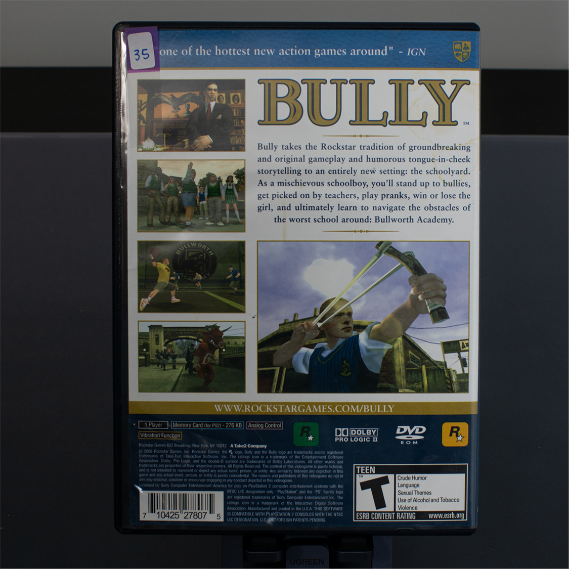 Bully - CIB (with map) - PS2 Game