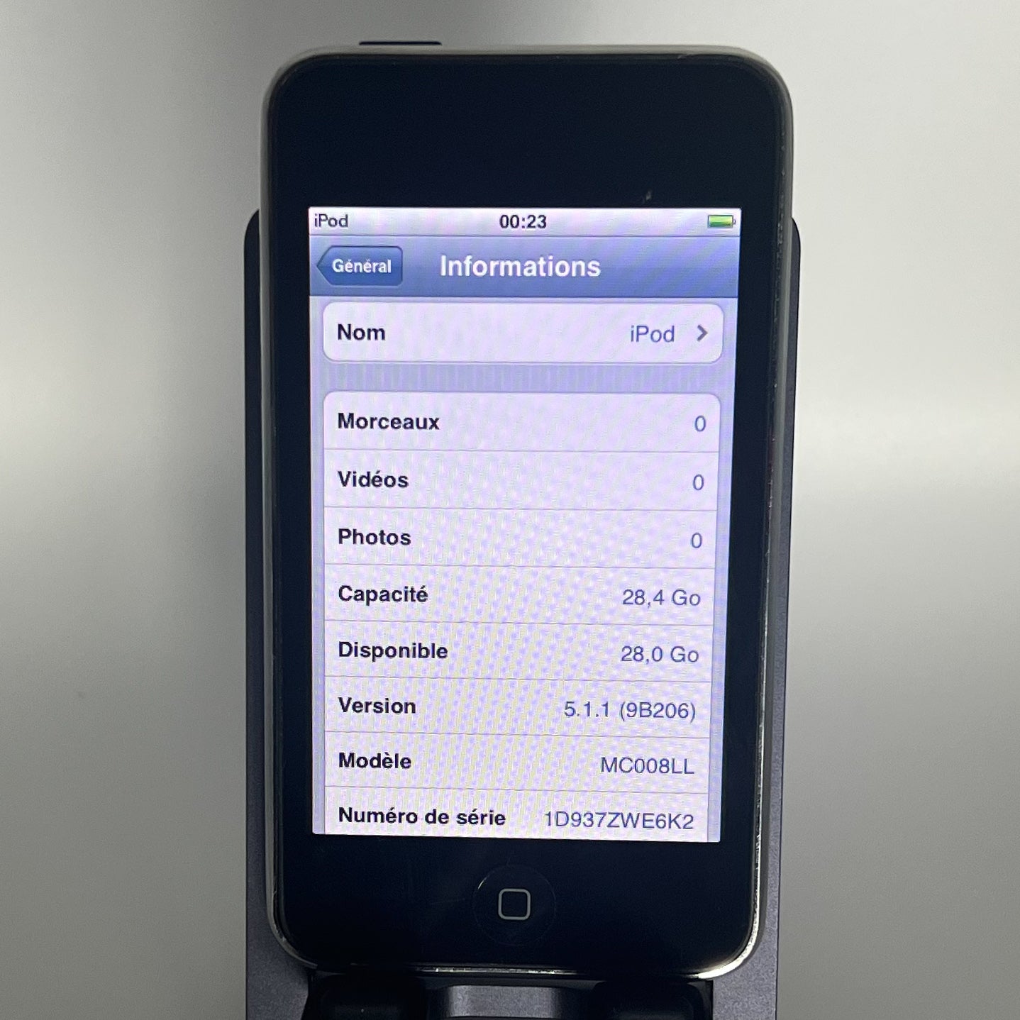 iPod Touch 3 - 32 Go - Fonctionne parfaitement - iOS 5.1.1