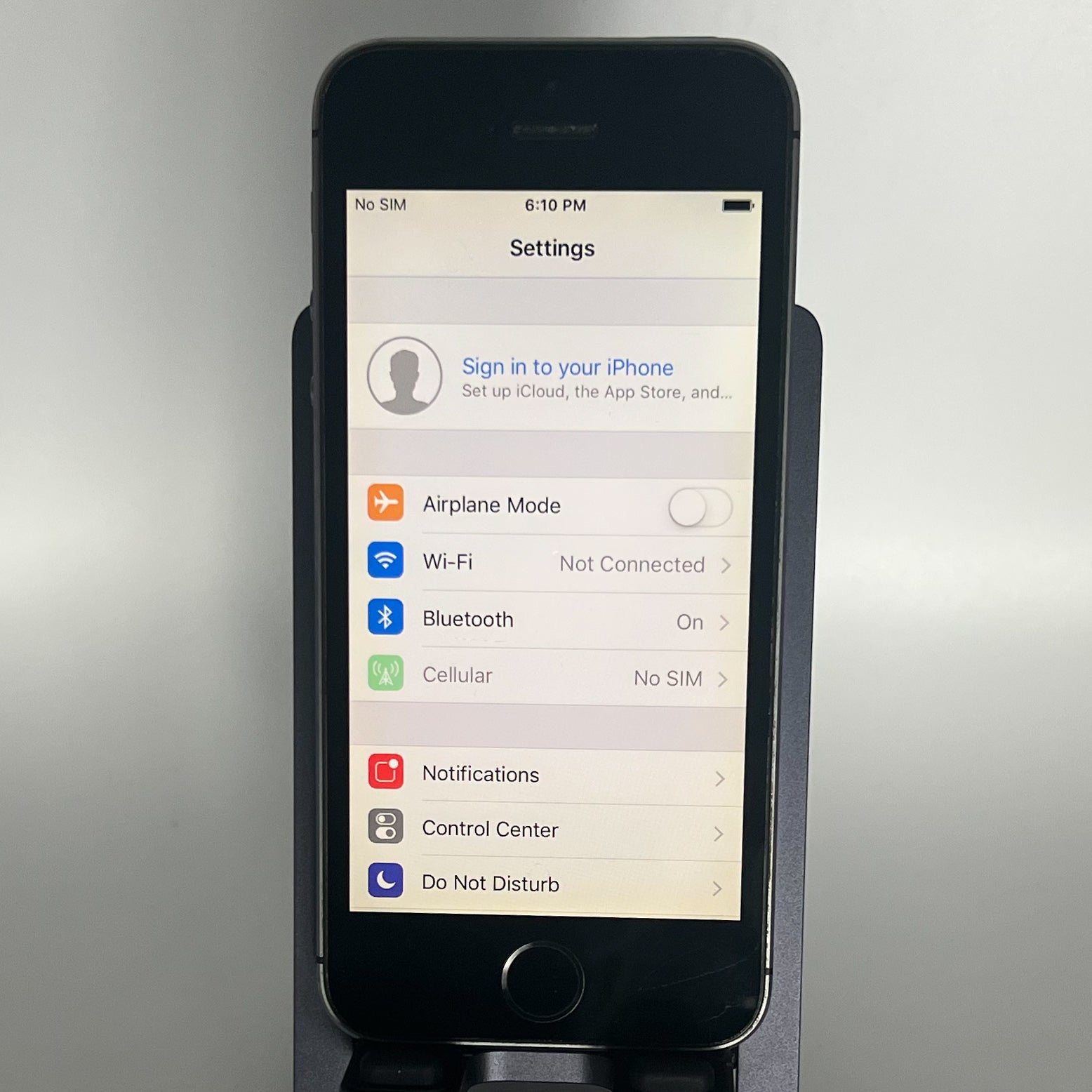 iPhone 5S - iOS 10.3.1 (RARO) - bloqueado - 16 GB - Batería 93%