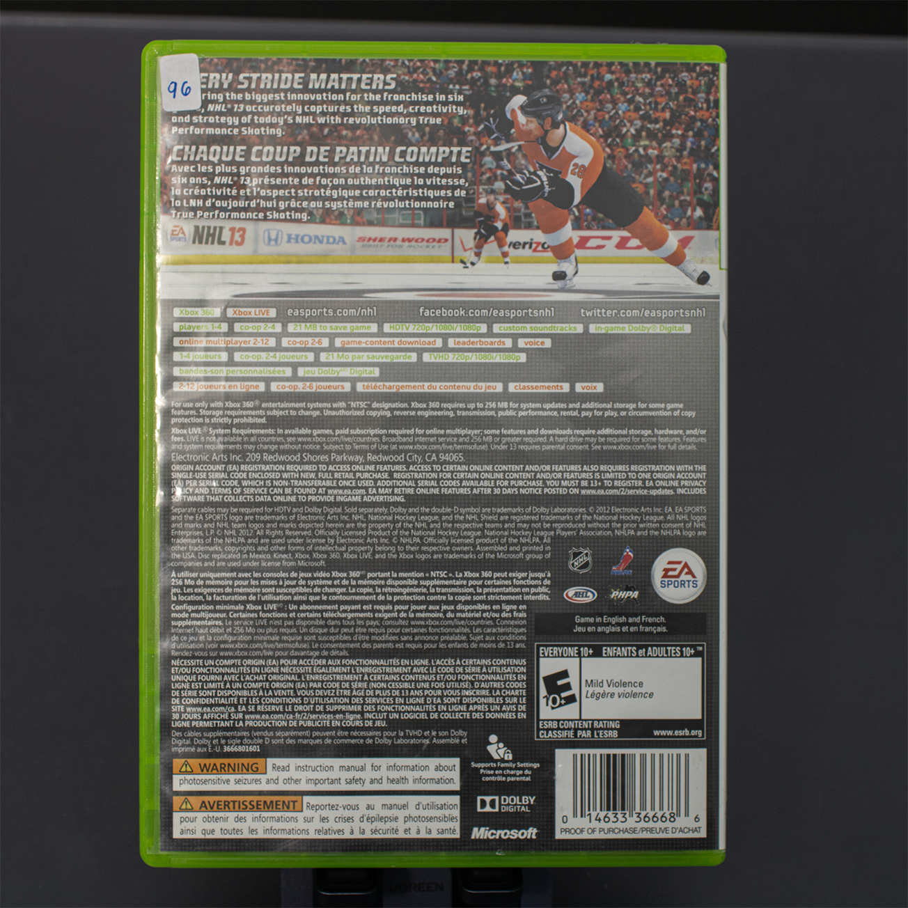 NHL 13 - Jeu Xbox 360