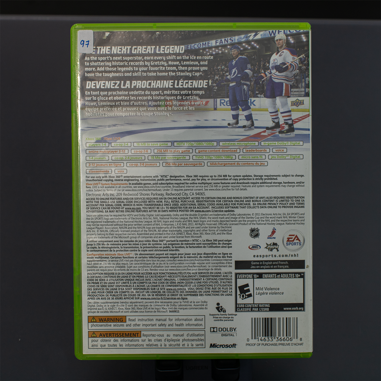 NHL 12 - Jeu Xbox 360