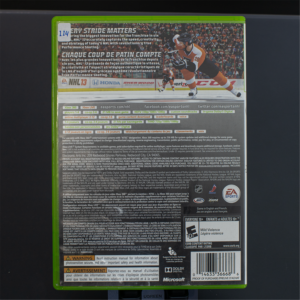 NHL 13 - Jeu Xbox 360