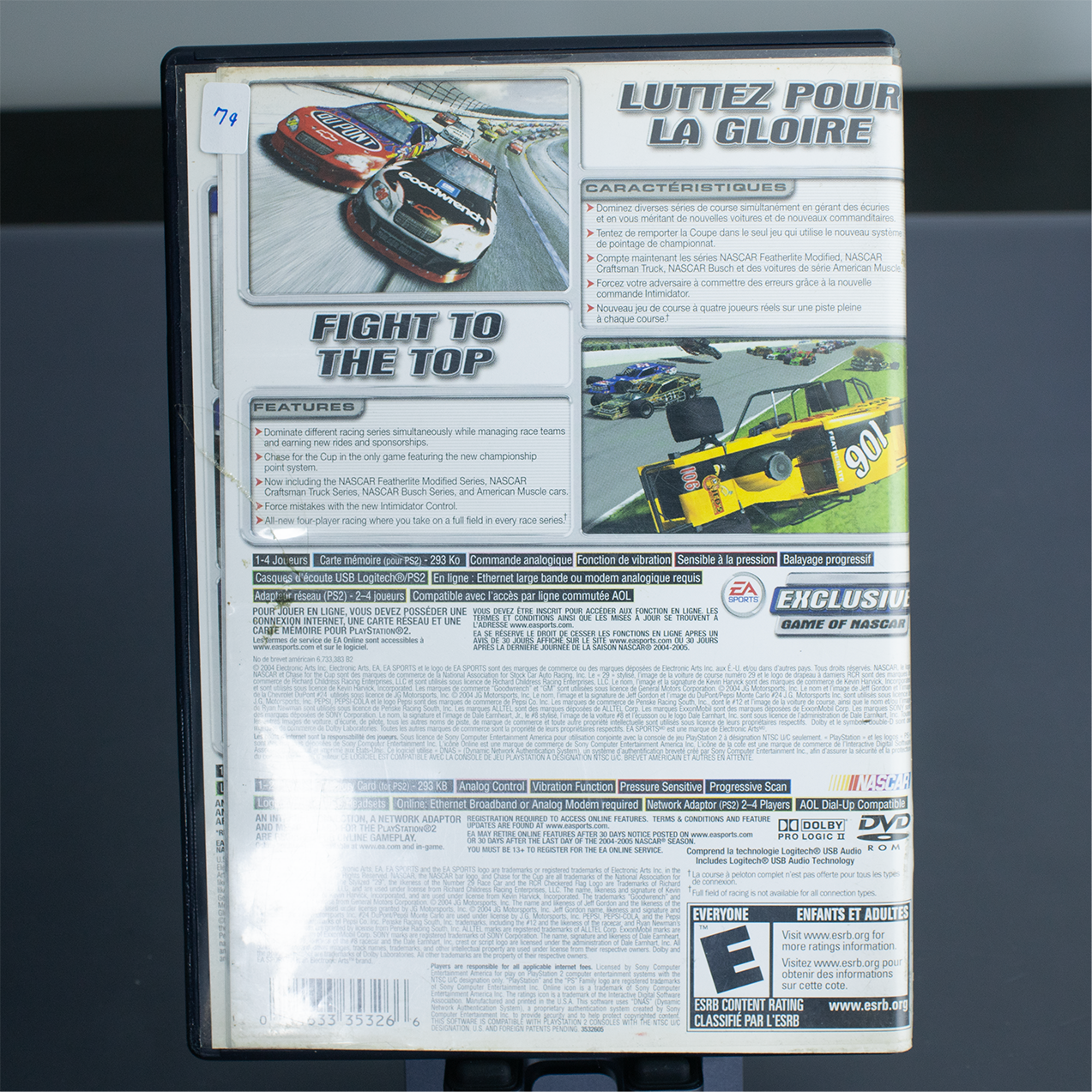 NASCAR Chase for the Cup 2005 - Jeu PS2