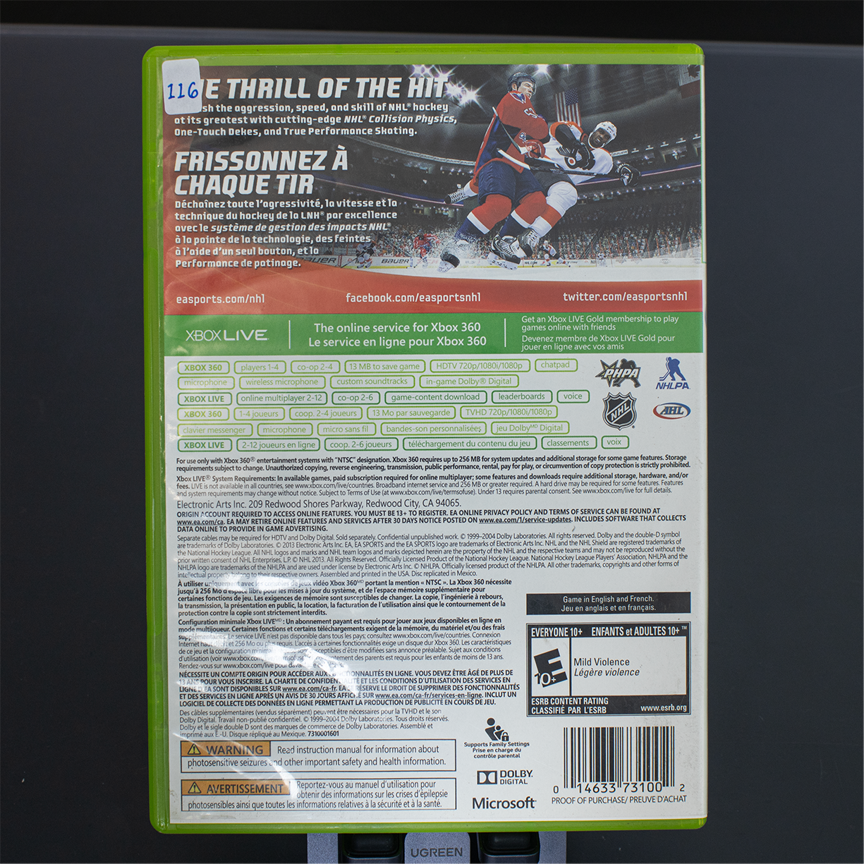 NHL 14 - Jeu Xbox 360