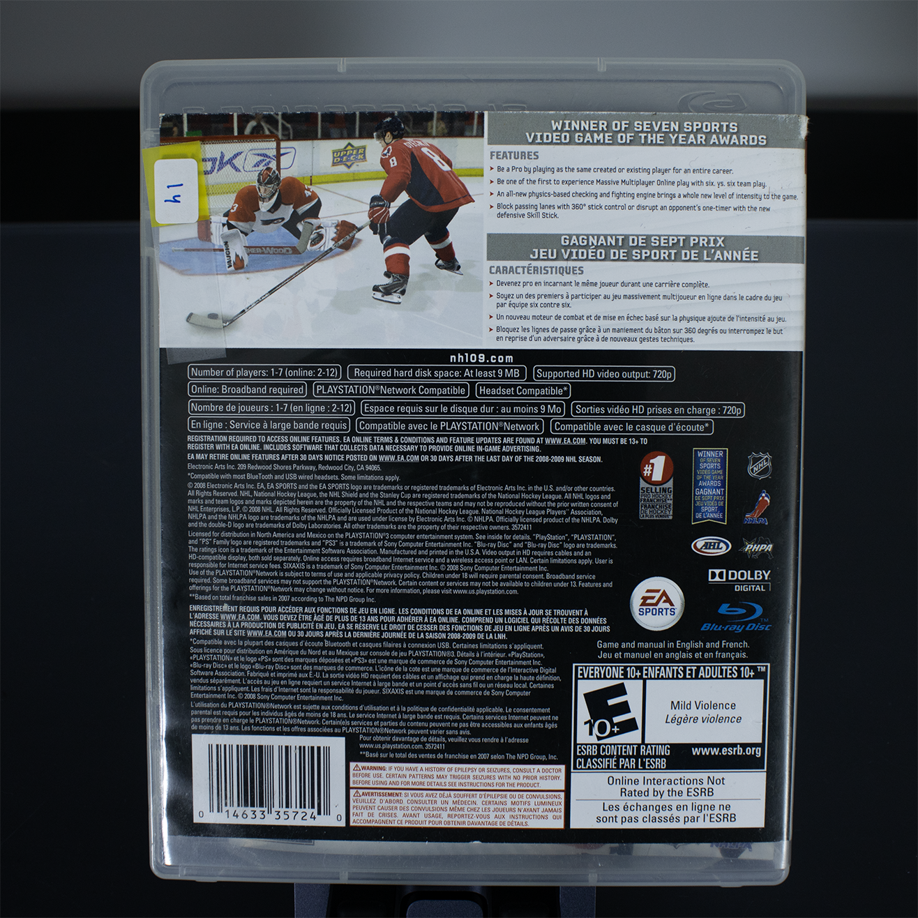 NHL09 - Juego de PS3