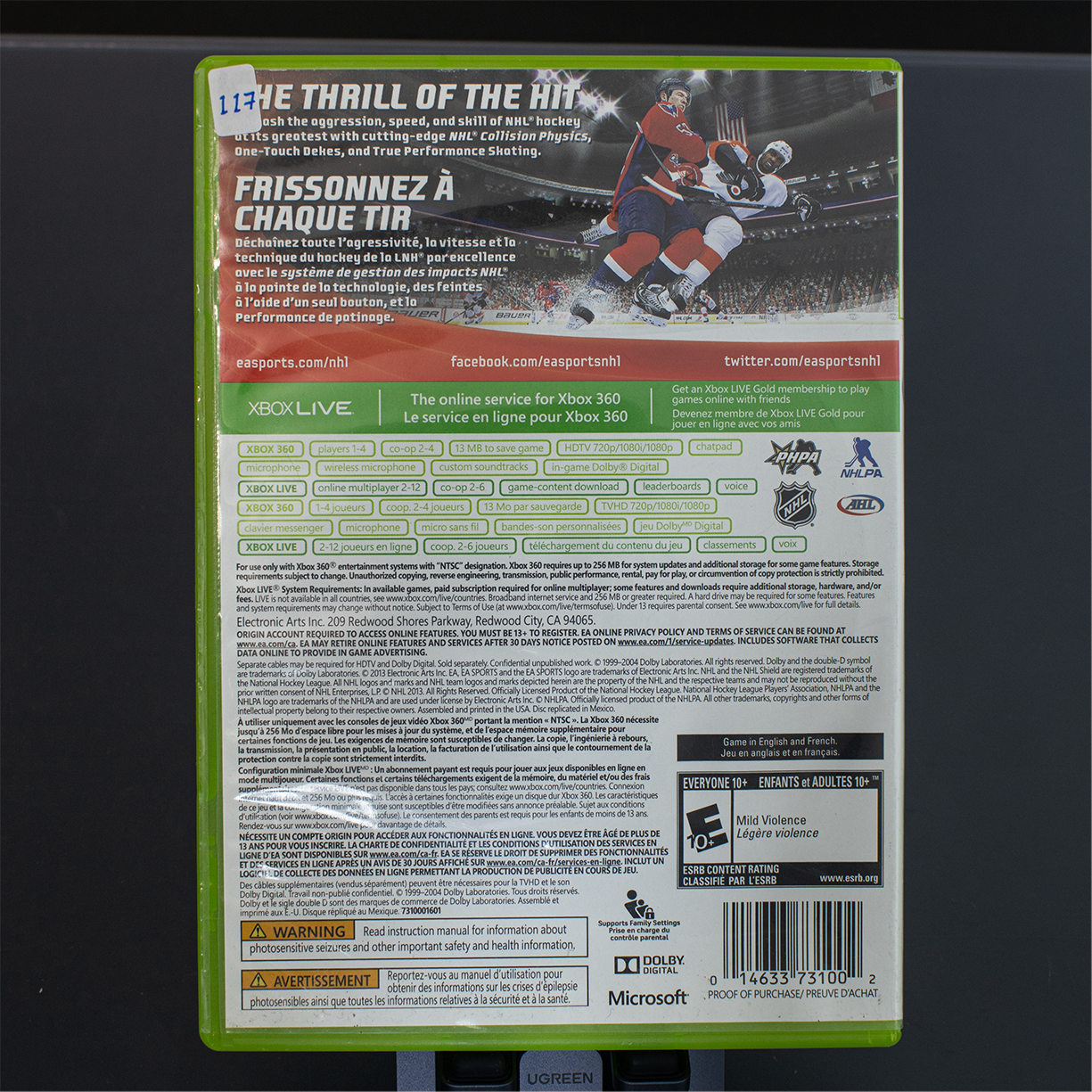 NHL 14 - Jeu Xbox 360