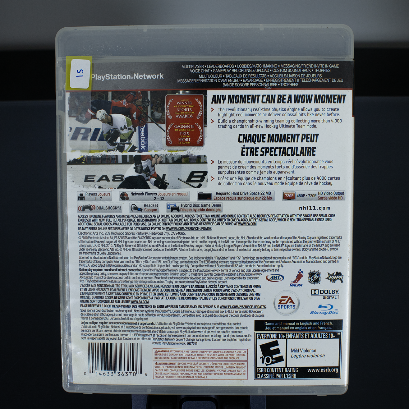 NHL11 - Juego para PS3