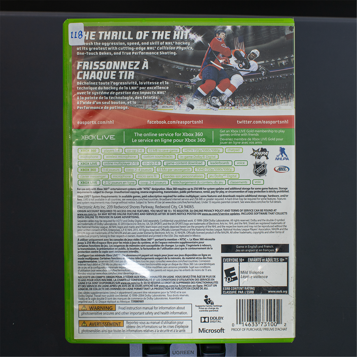 NHL 14 - Jeu Xbox 360