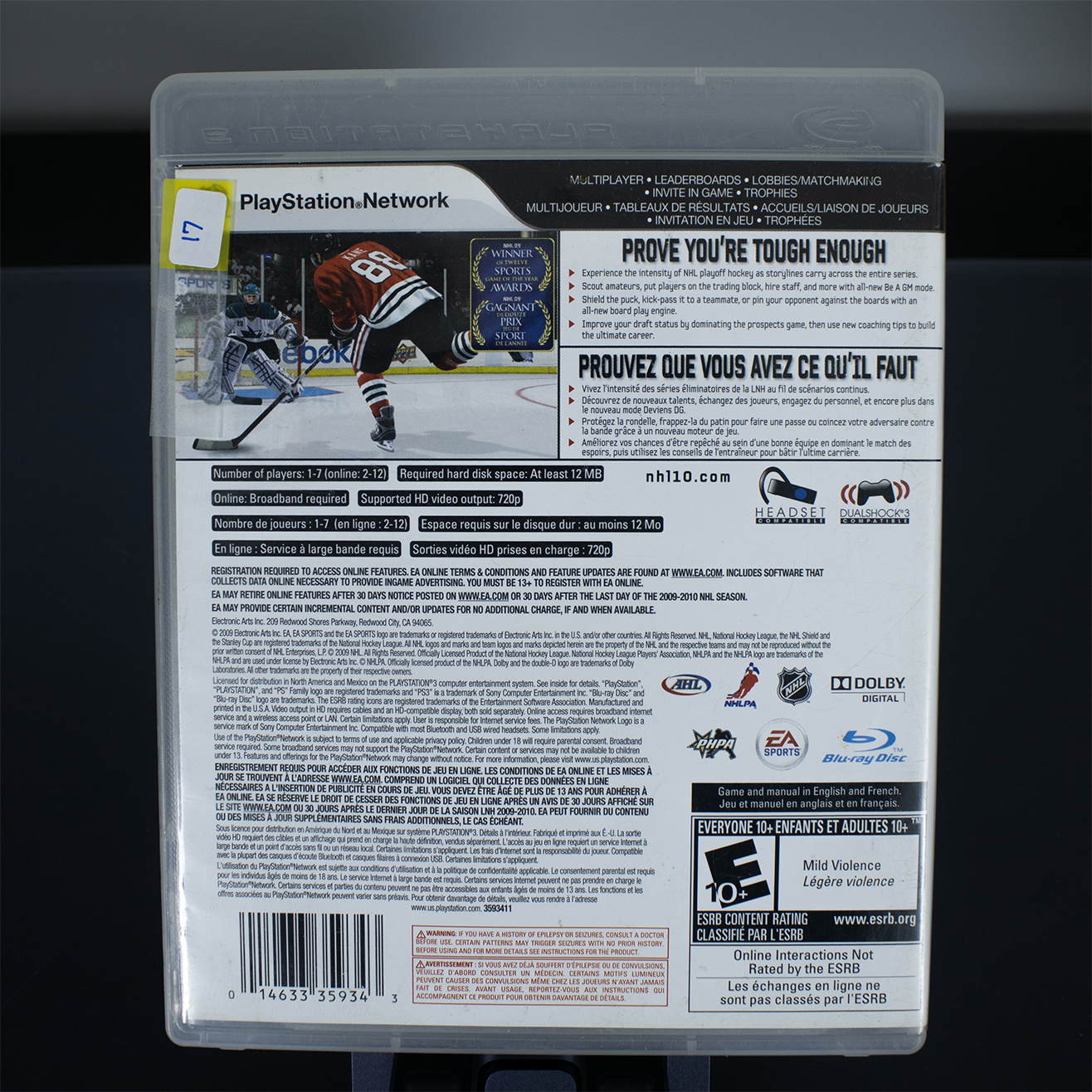 NHL10 - Juego de PS3