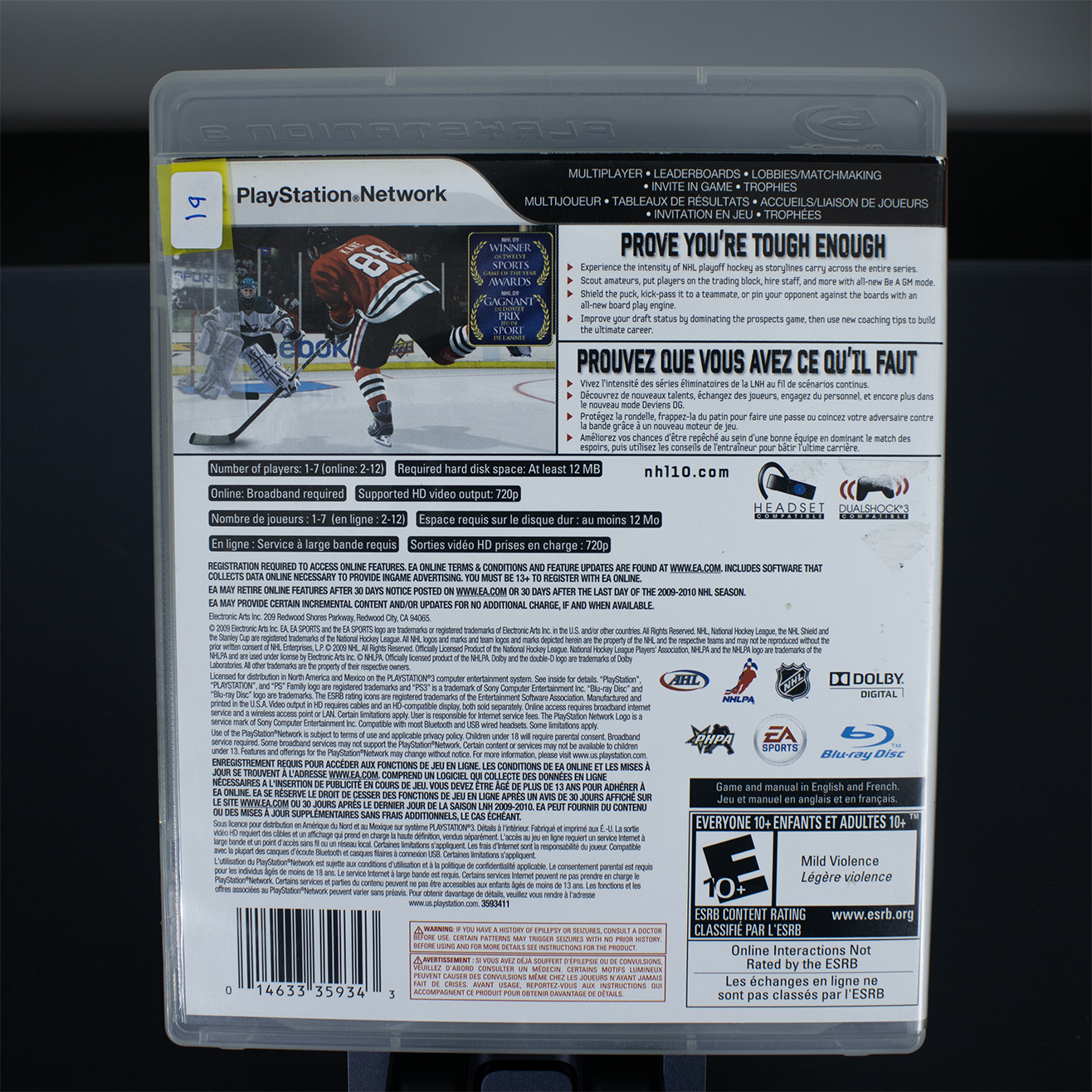 NHL10 - Juego de PS3