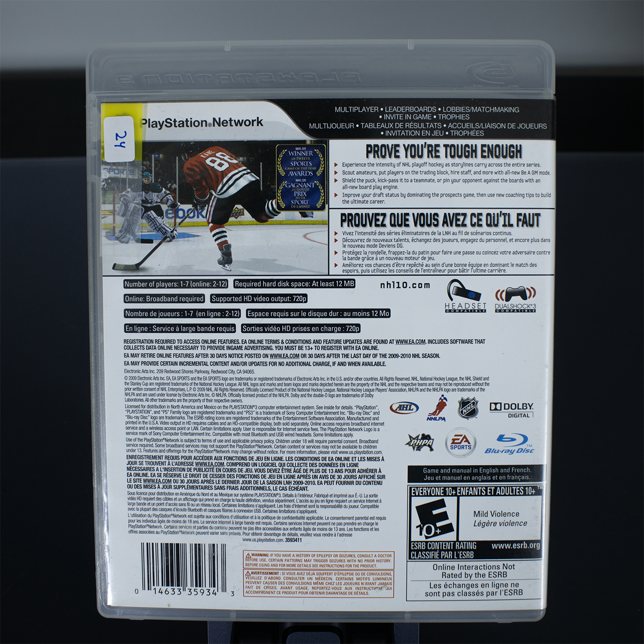 NHL10 - Juego de PS3