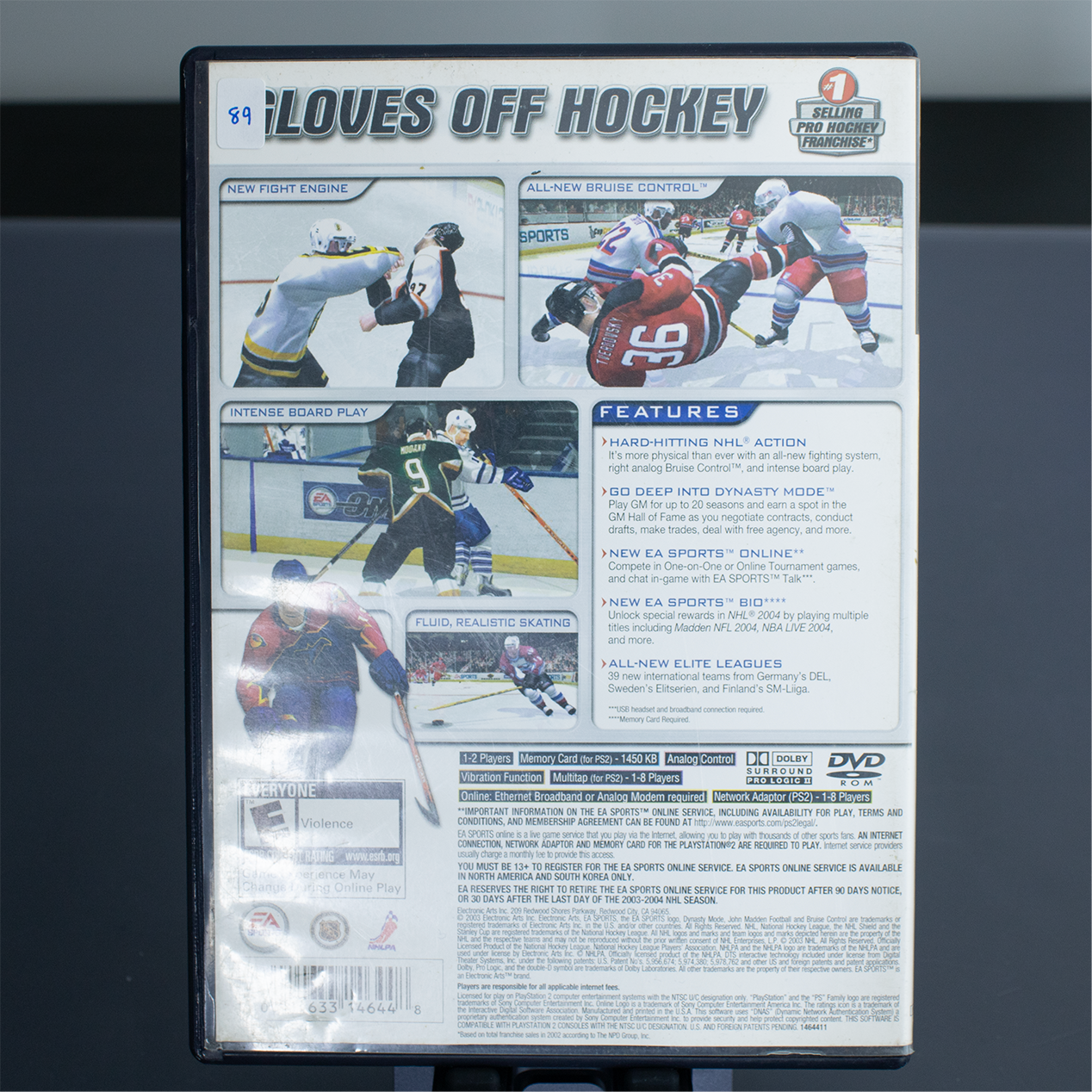 NHL 2004 (Dany Heatley) - Jeu PS2