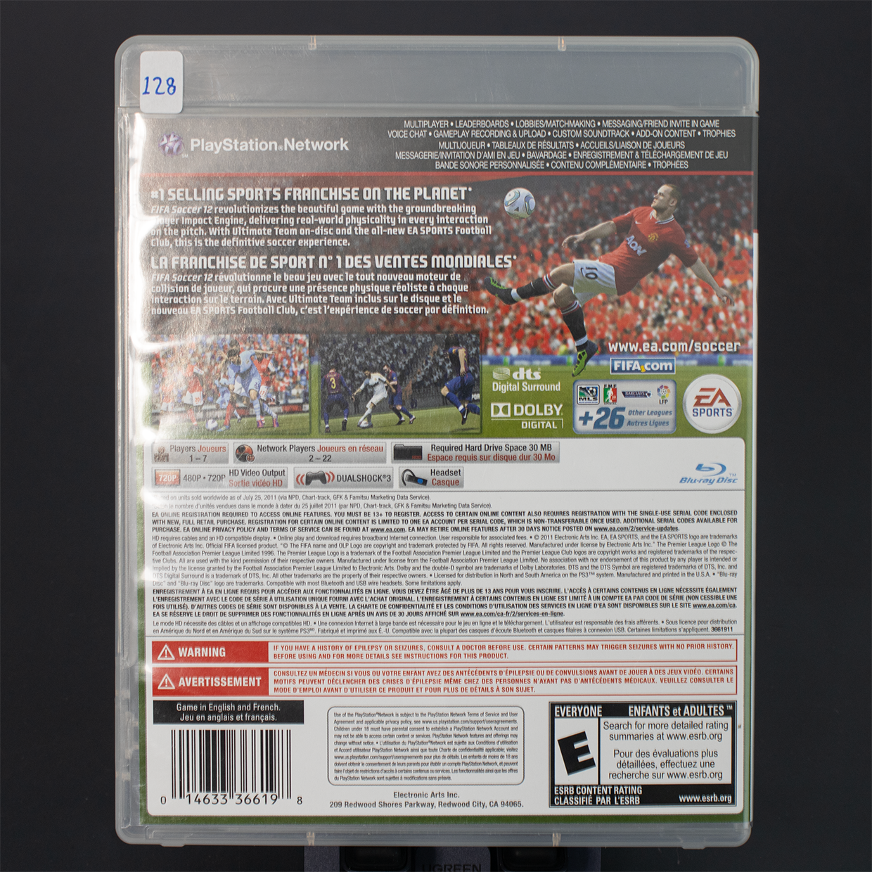 Fifa Soccer 12 - Juego para PS3