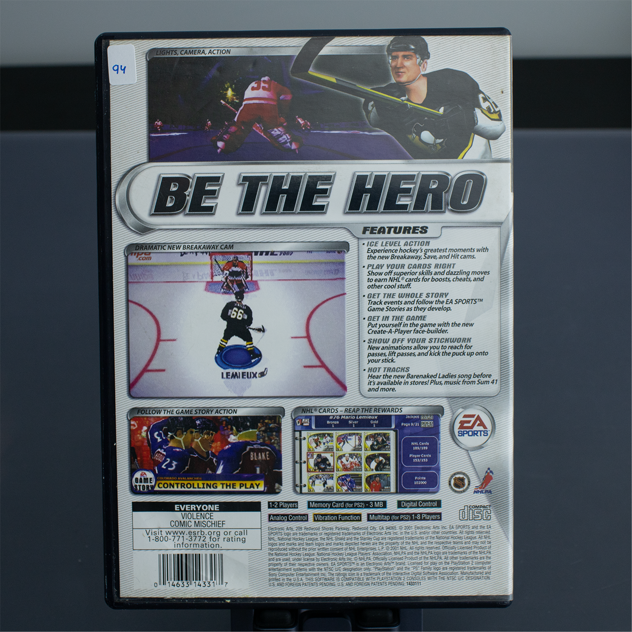 NHL2002 - Jeu PS2