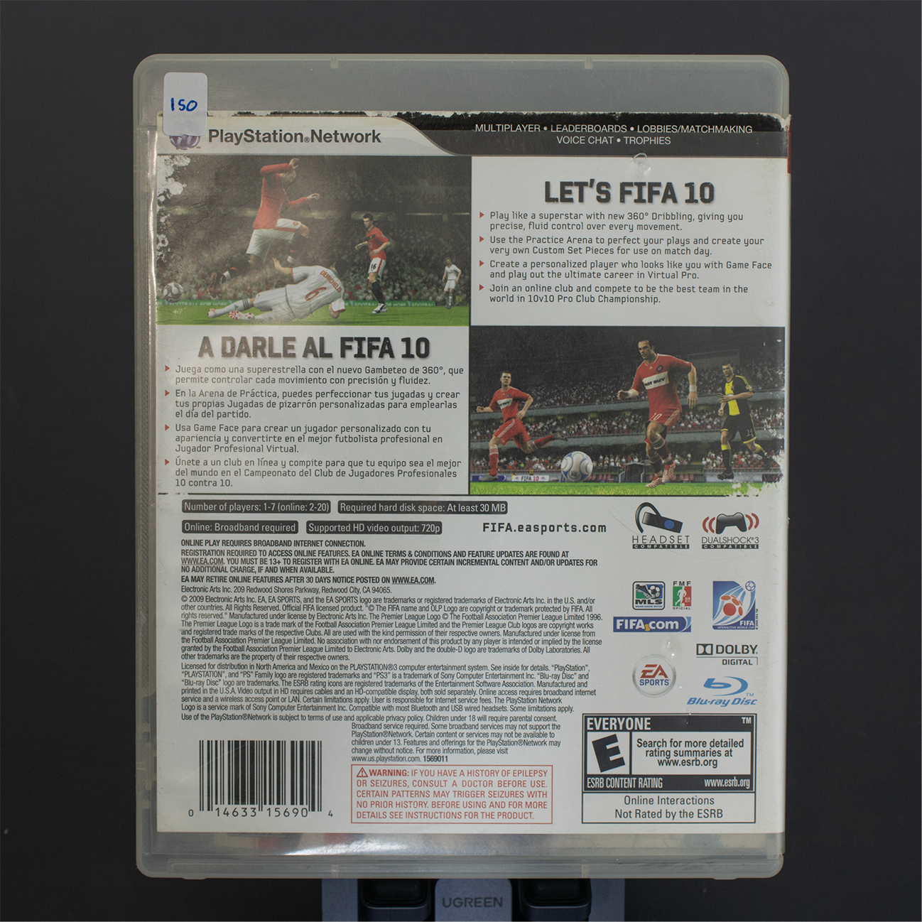 Fifa Soccer 10 - Juego para PS3