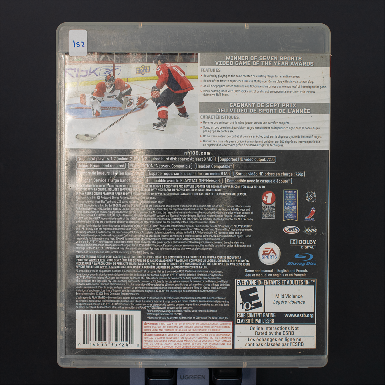 NHL09 - Juego de PS3