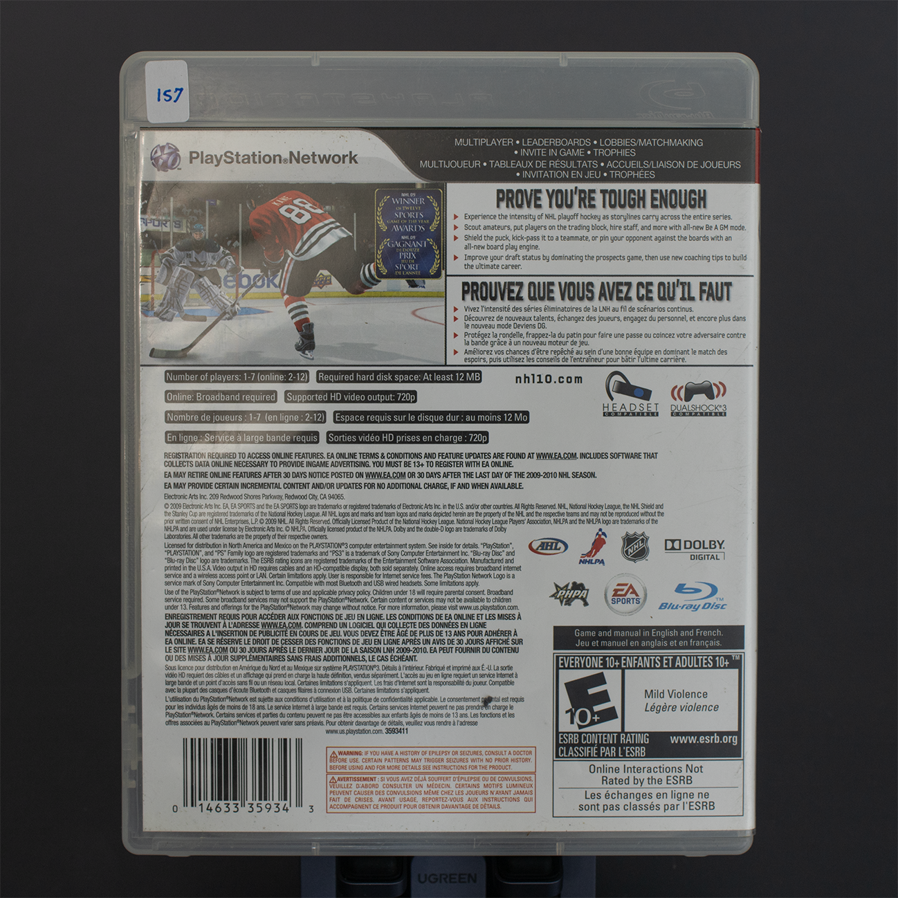 NHL10 - Juego de PS3