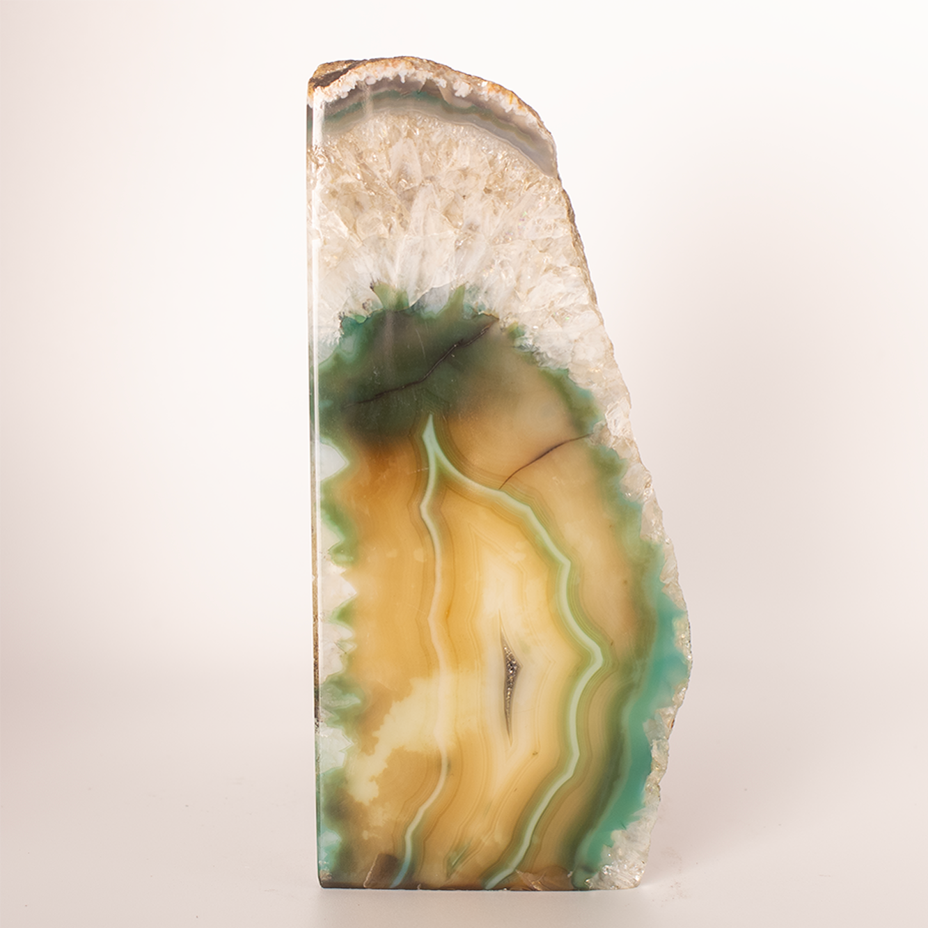 Agate - Polished & Dyed - 12.5 x 10.2 x 5.5 cm - 778.0 g