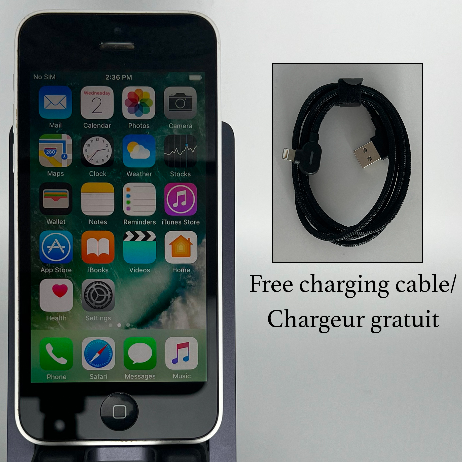 iPhone 5C - Unlocked - Battery 94% - iOS 10.3.3 - 8GB
