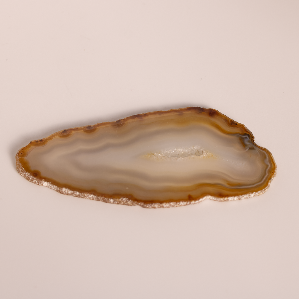 Agate - Polished - 7.4 x 3.3 x 0.2 cm - 12.2 g