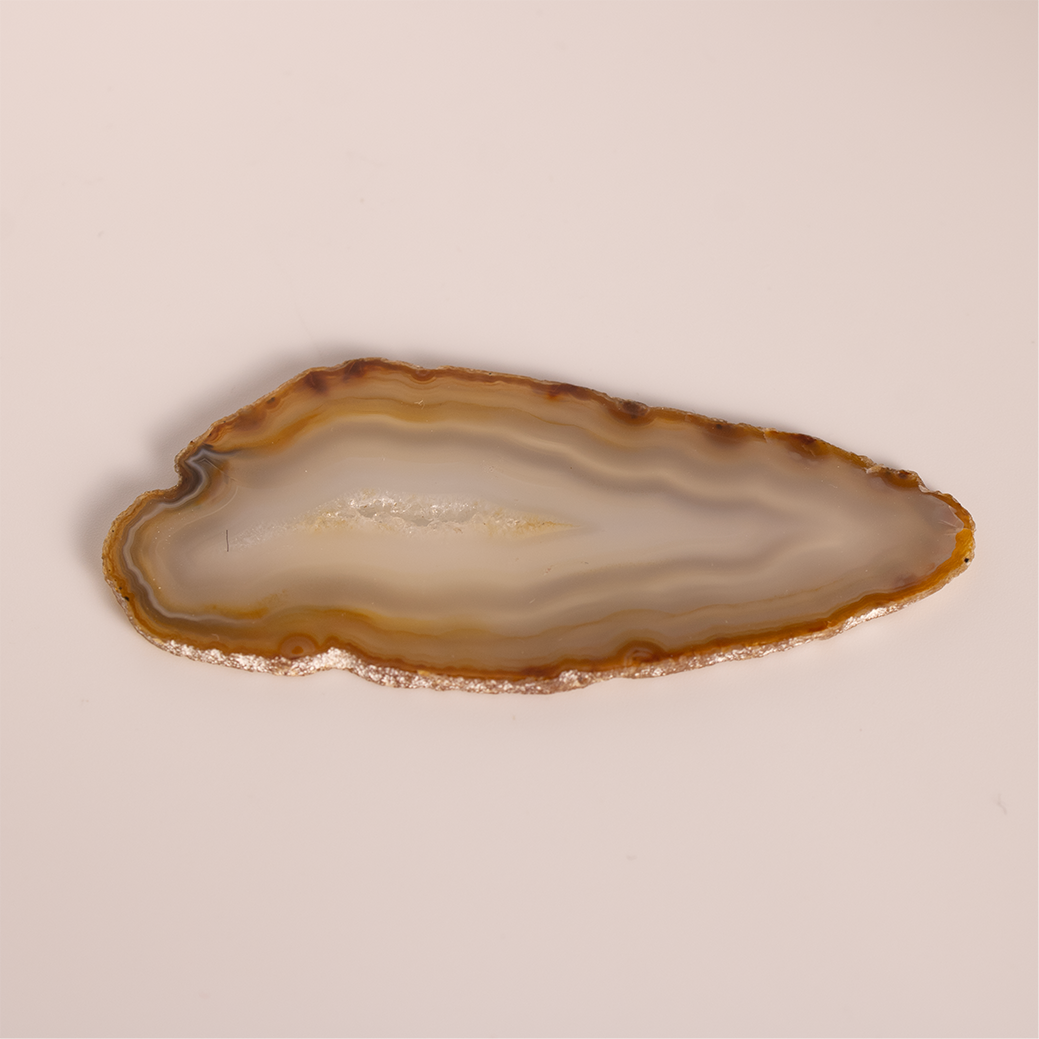 Agate - Polished - 7.4 x 3.3 x 0.2 cm - 12.2 g