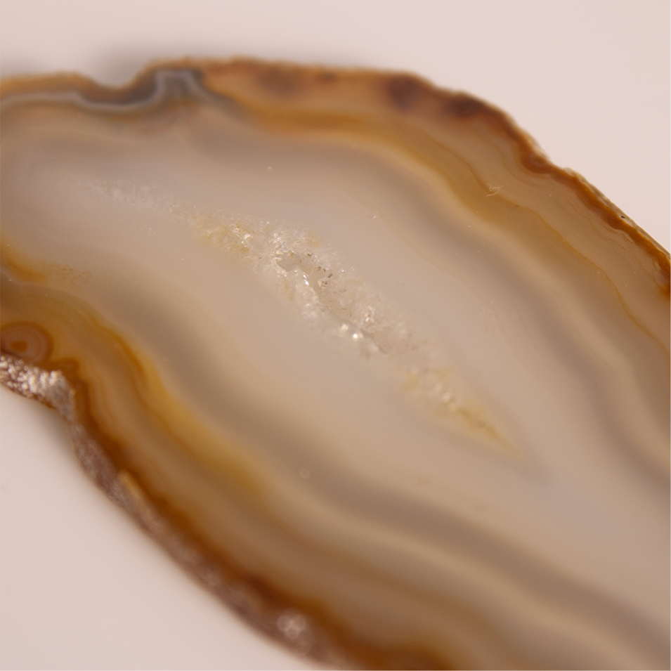 Agate - Polished - 7.4 x 3.3 x 0.2 cm - 12.2 g